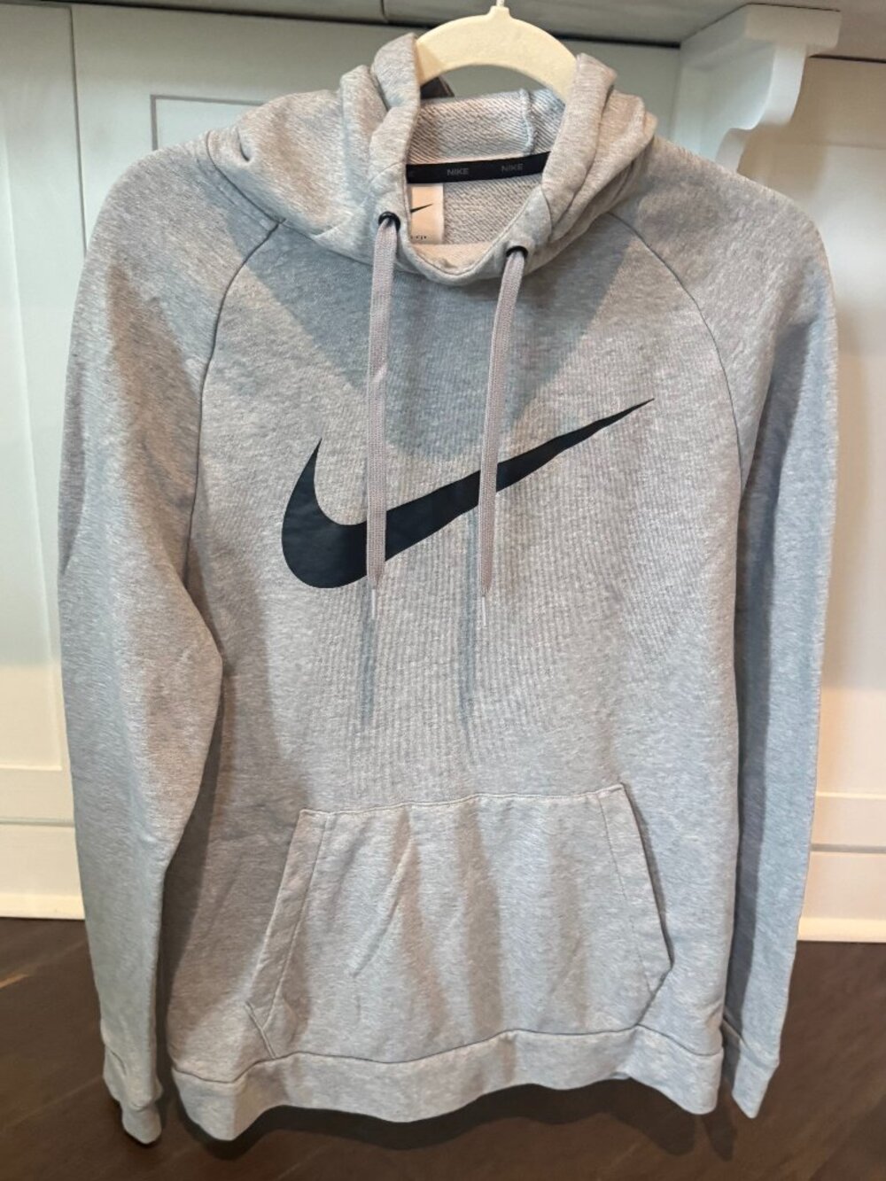 Nike Dri-Fit Fleece Pullover Sweatshirt Hoodie Grey Men's CZ2425-063